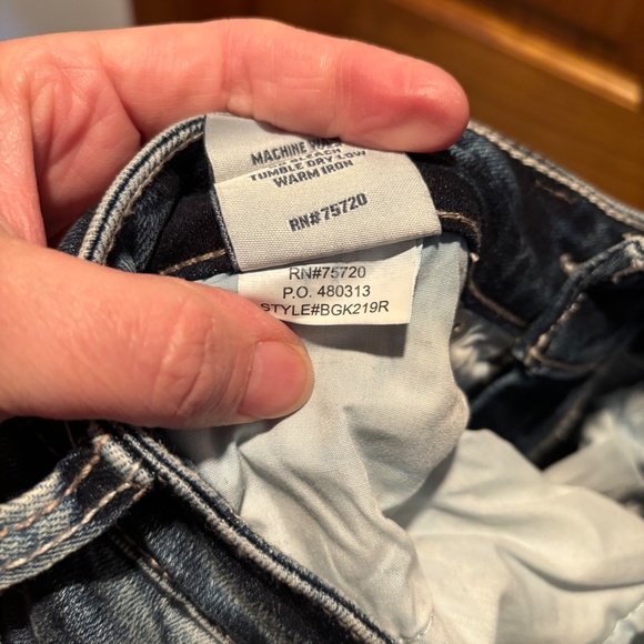 BKE Stella Mid-Rise Slim Fit Bootcut Jeans Size 24 - Picture 7 of 7